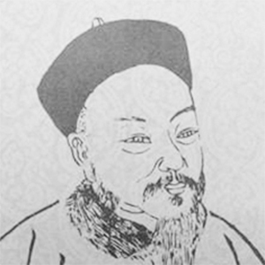 洪升肖像