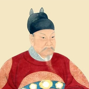 钱镠肖像