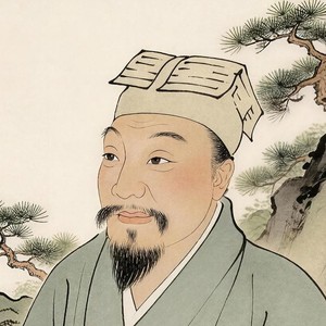 张岱肖像