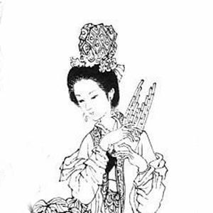 珠帘秀肖像